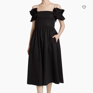 Wayf Black Backless Dress